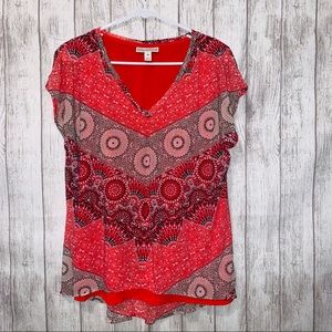 Dana Buchman orange look at me top ;)